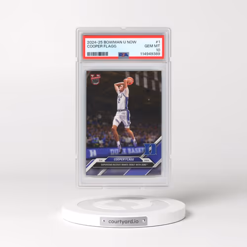 2024 Bowman U Now #1 Cooper Flagg (PSA 10 GEM MINT)