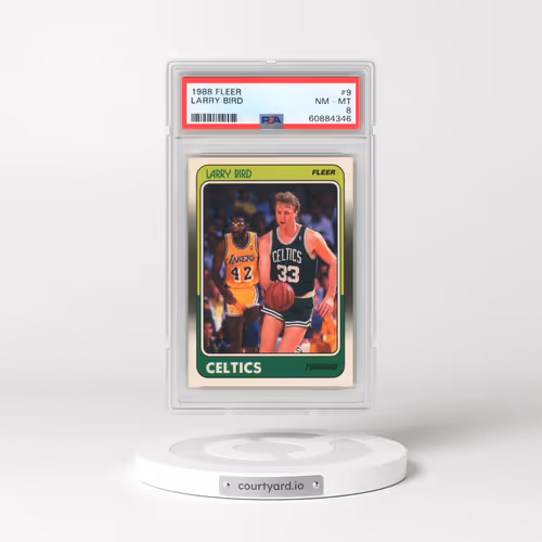 1988 Fleer #9 Larry Bird (PSA 8 NM-MT)