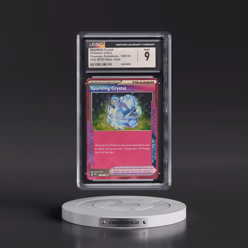 2025 Prismatic Evolutions - PRE EN #129/131 Sparkling Crystal - ACE SPEC Rare Holo (CGC 9 MINT)