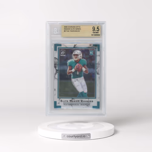2020 Donruss Optic Rookie Elite Series #2 Tua Tagovailoa (BGS 9.5 GEM MINT)