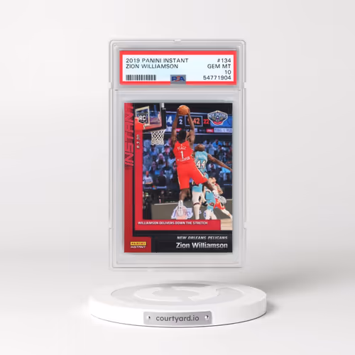 2019 Panini Instant #134 Zion Williamson (PSA 10 GEM MINT)