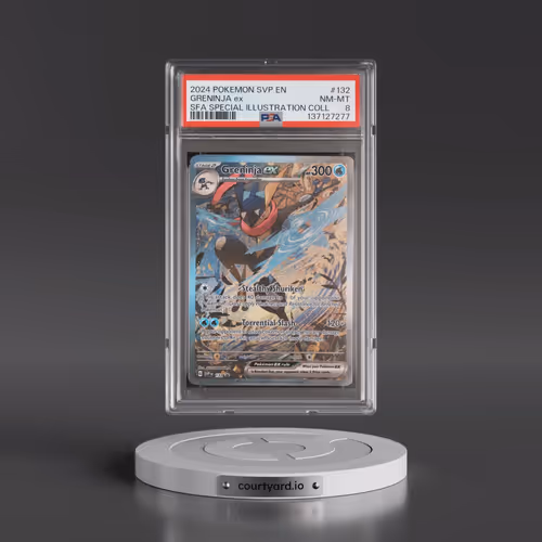 2024 Pokémon Svp EN-SV Black Star Promo #132 Greninja EX - Holo Shrouded Fable Special Illustration