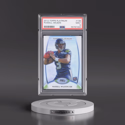 2012 Topps Platinum #138 Russell Wilson (PSA 9 MINT)