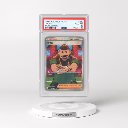 2024 Pokémon Paf EN-Paldean Fates #228 Judge - Ultra Rare (PSA 10 GEM MINT)