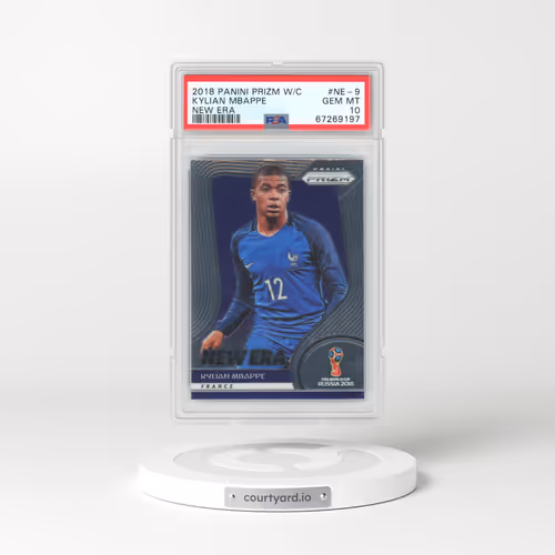 2018 Panini Prizm World Cup New Era #NE-9 Kylian Mbappe (PSA 10 GEM MINT)
