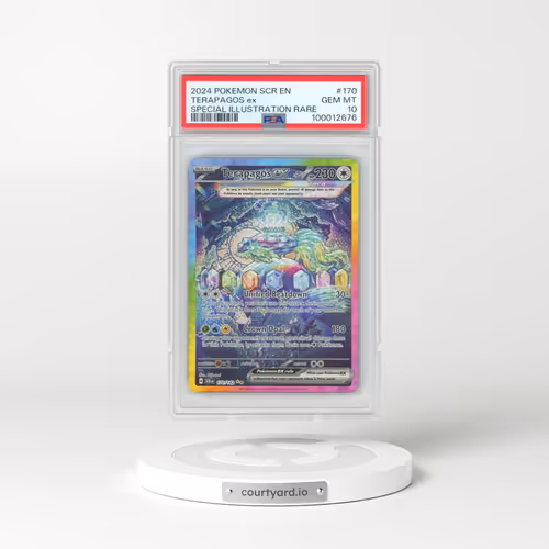 2024 Pokémon Scr EN-Stellar Crown #170 Terapagos EX - Holo Special Illustration Rare (PSA 10 GEM MINT)