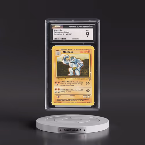 2000 Base Set 2 #49/130 Machoke (CGC 9 MINT)