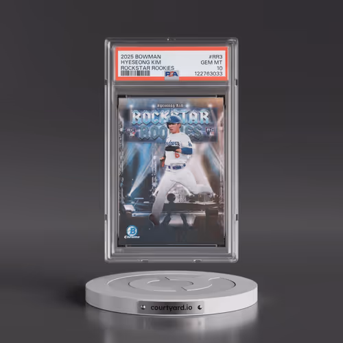 2025 Bowman Rockstar Rookies #RR3 Hyeseong Kim (PSA 10 GEM MINT)