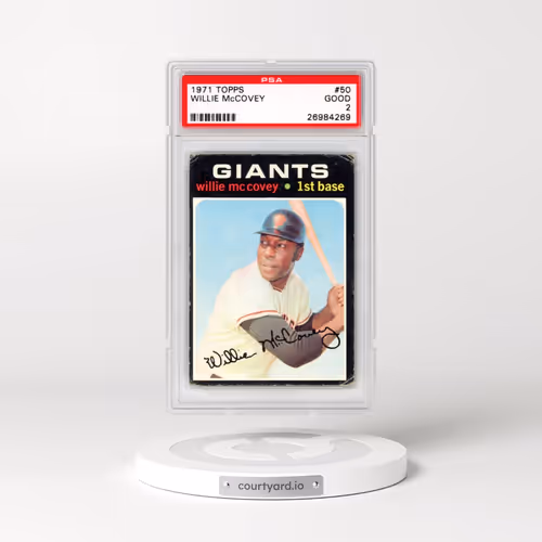 1971 Topps #50 Willie McCovey (PSA 2 GOOD)