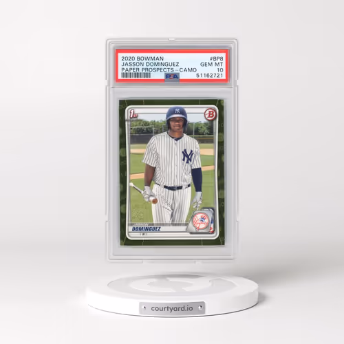 2020 Bowman Paper Prospects #BP8 Jasson Dominguez - Camo (PSA 10 GEM MINT)