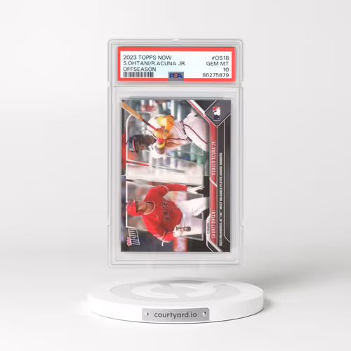 2023 Topps Now Offseason #OS18 Ronald Acuna Jr./Shohei Ohtani (PSA 10 GEM MINT)