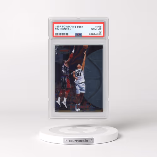 1997 Bowman's Best #106 Tim Duncan (PSA 10 GEM MINT)