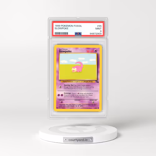 1999 Pokémon Fossil #55 Slowpoke (PSA 9 MINT)