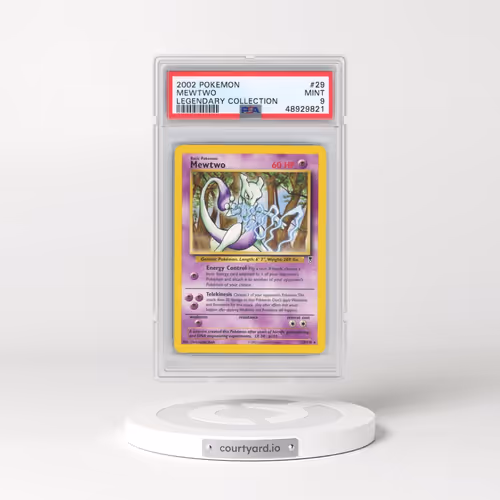 2002 Pokémon Legendary Collection #29 Mewtwo (PSA 9 MINT)