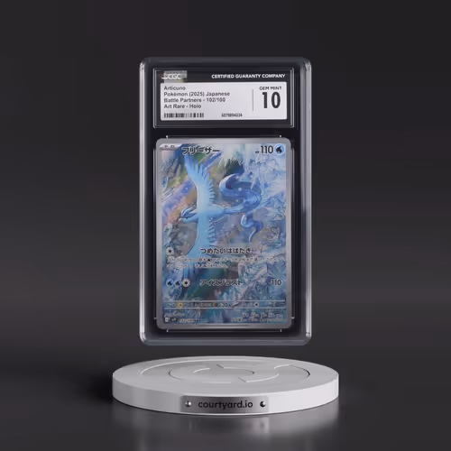 2025 Battle Partners - sv9 #102/100 Articuno - Art Rare Holo (CGC 10 GEM MINT)