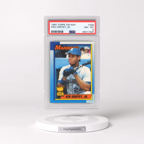 1990 Topps Tiffany #336 Ken Griffey Jr (PSA 8 NM-MT)