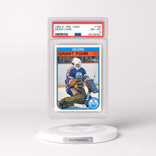 1982 O-Pee-Chee #105 Grant Fuhr (PSA 8 NM-MT)