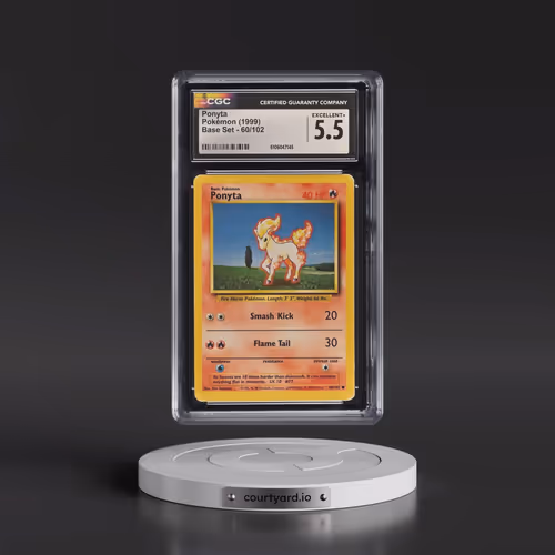 1999 Base Set #60/102 Ponyta (CGC 5.5 EX+)