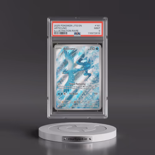 2025 Pokémon Jtg EN-Journey Together #161 Articuno - Illustration Rare (PSA 9 MINT)
