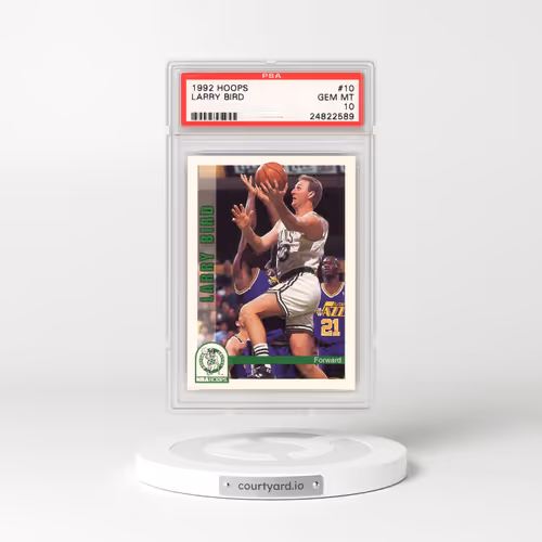 1992 Hoops #10 Larry Bird (PSA 10 GEM MINT)