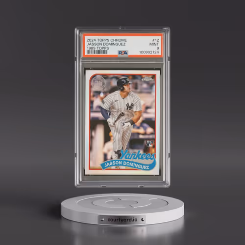2024 Topps Chrome 1989 Topps Baseball #12 Jasson Dominguez (PSA 9 MINT)
