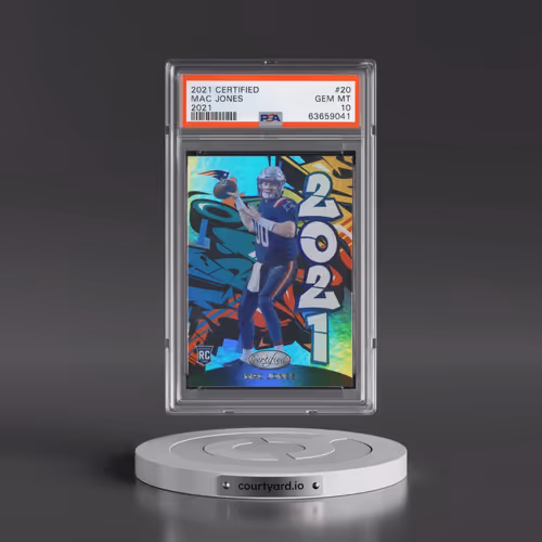 2021 Panini Certified 2021 #20 Mac Jones (PSA 10 GEM MINT)