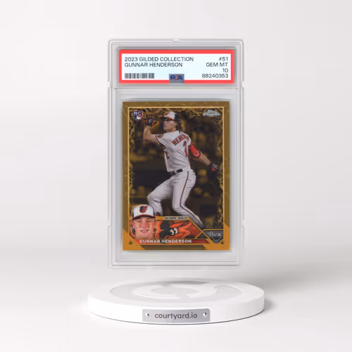 2023 Topps Gilded Collection #51 Gunnar Henderson (PSA 10 GEM MINT)