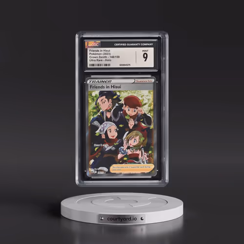 2023 Crown Zenith #148/159 Friends in Hisui - Ultra Rare Holo (CGC 9 MINT)