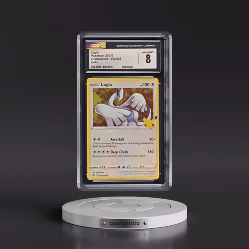 2021 Celebrations #022/025 Lugia - Holo (CGC 8 NM-MT)