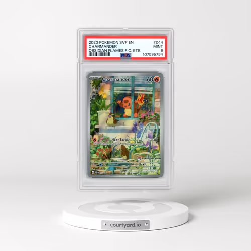 2023 Pokémon Svp EN-SV Black Star Promo #044 Charmander - Obsidian Flames Pokemon Center Elite Train