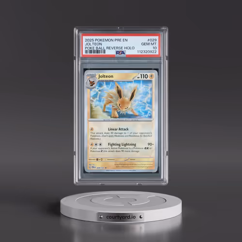 2025 Pokémon Pre EN-Prismatic Evolutions #029 Jolteon - Reverse Holo Poke Ball (PSA 10 GEM MINT)