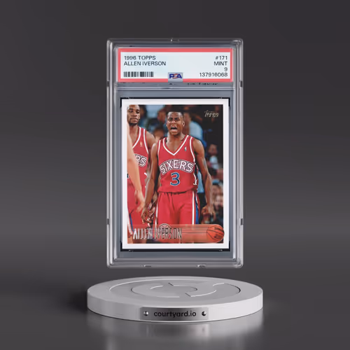 1996 Topps #171 Allen Iverson (PSA 9 MINT)