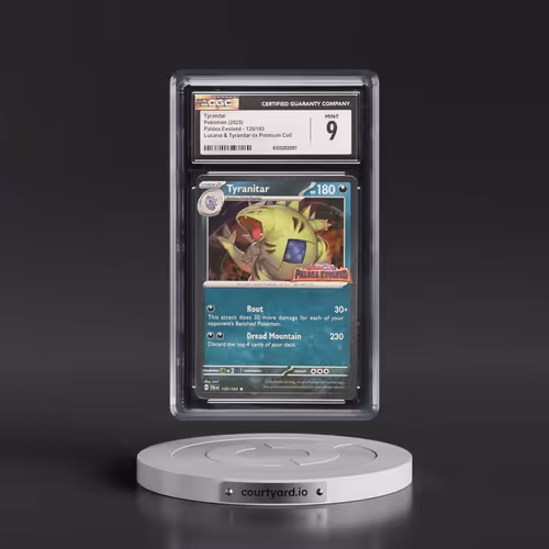 2023 Paldea Evolved - PAL EN #135/193 Tyranitar - Lucario & Tyranitar ex Premium Collection (Set