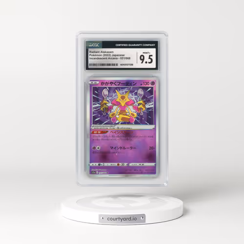 2022 Incandescent Arcana #031/068 Radiant Alakazam - Holo (CGC 9.5 MINT+)