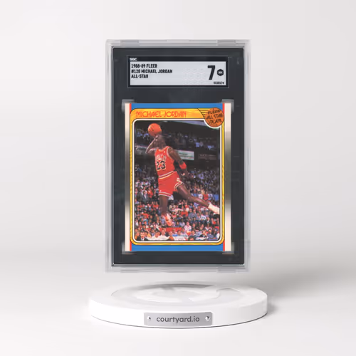 1988 Fleer #120 Michael Jordan - All-Star (SGC 7 NM)