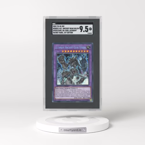 2022 Yu-Gi-Oh! Speed Duel Gx: Duel Academy #SGX1-END21 Ultimate Ancient Gear Golem - Secret Rare 1st