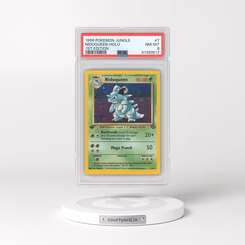 1999 Jungle #7 Nidoqueen - 1st Edition Holo (PSA 8 NM-MT)