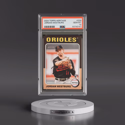 2024 Topps Heritage #229 Jordan Westburg (PSA 10 GEM MINT)