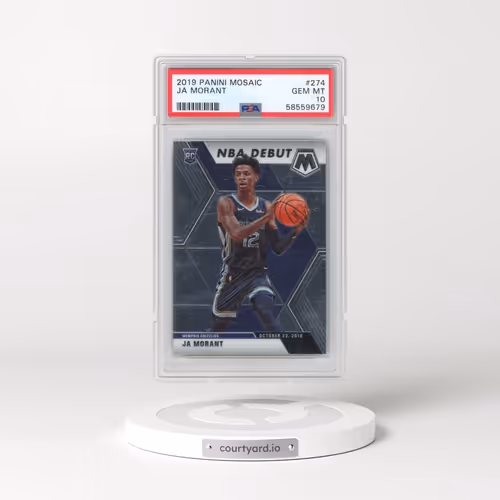 2019 Panini Mosaic #274 Ja Morant (PSA 10 GEM MINT)
