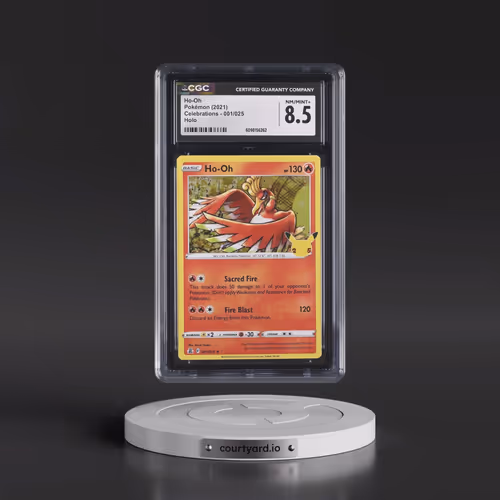 2021 Celebrations #001/025 Ho-Oh - Holo (CGC 8.5 NM-MT+)