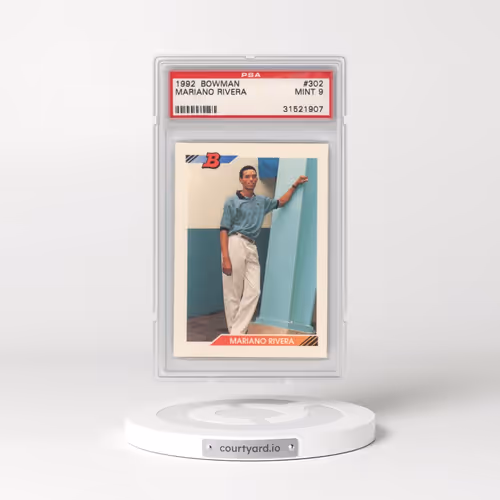 1992 Bowman #302 Mariano Rivera (PSA 9 MINT)