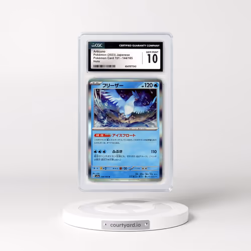 2023 Pokémon Card 151 #144/165 Articuno - Holo (CGC 10 GEM MINT)