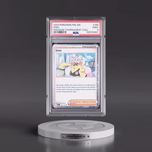 2023 Pokémon Pal EN-Paldea Evolved #185 Iono - Iono Premium Tournament Collection (PSA 9 MINT)
