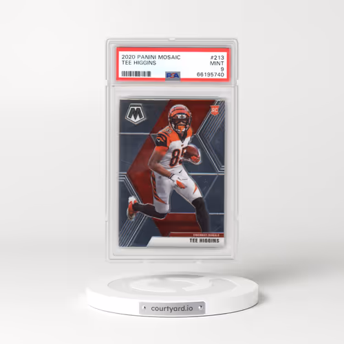 2020 Panini Mosaic #213 Tee Higgins (PSA 9 MINT)
