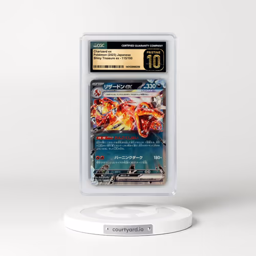 2023 Pokémon Sv4a-Shiny Treasure EX #115 Charizard EX - Holo (CGC 10 PRISTINE)