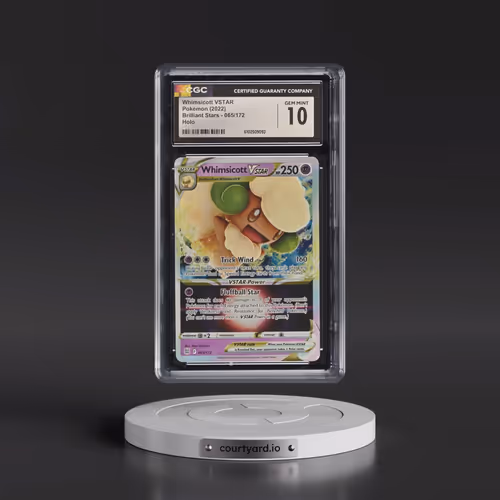 2022 Brilliant Stars #065/172 Whimsicott VSTAR - Holo (CGC 10 GEM MINT)