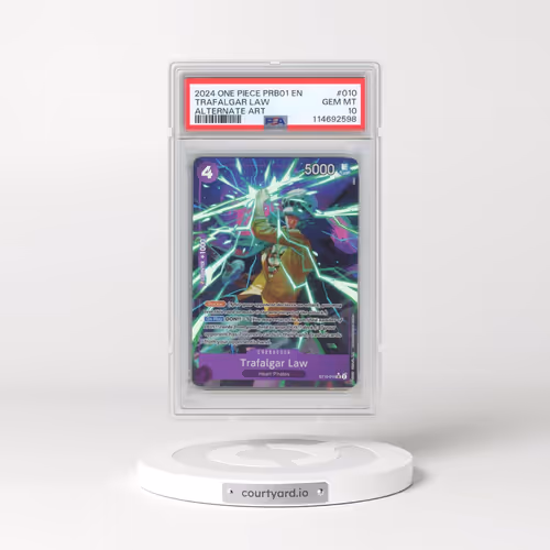 2024 One Piece PRB01-Premium Booster -One Piece Card the Best #010 Trafalgar Law - Alternate Art (PS