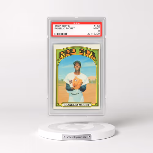 1972 Topps #113 Rogelio Moret (PSA 9 MINT)