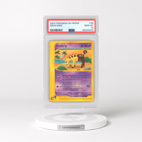 2003 Pokémon Skyridge #58 Girafarig (PSA 10 GEM MINT)