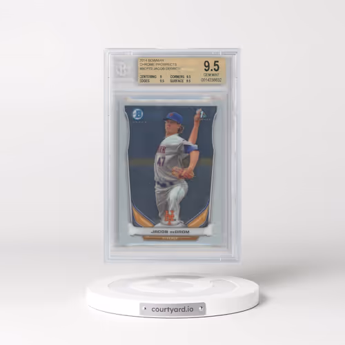 2014 Bowman Prospects #BCP73 Jacob DeGrom - Chrome (BGS 9.5 GEM MINT)